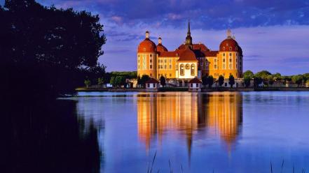 Castles germany dresden castle saxony wallpaper