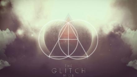 Design shapes skyscapes triangles the glitch mob wallpaper