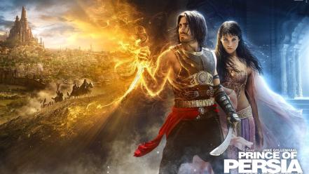 Movies prince of persia gemma arterton jake gyllenhaal wallpaper