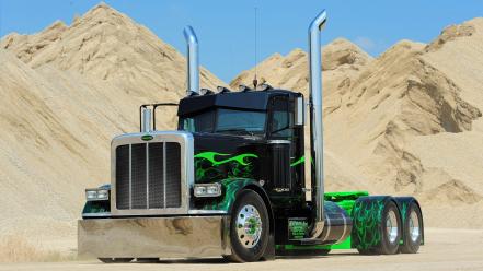 Trucks peterbilt widescreen wallpaper