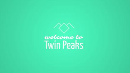 Tv minimalistic twin peaks gradient simple wallpaper