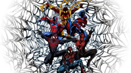 Ultimate miles morales 2099 ben reilly iron wallpaper