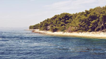 Water islands croatia sea wallpaper