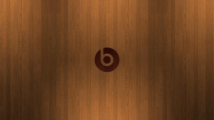 Wood logos beats wallpaper