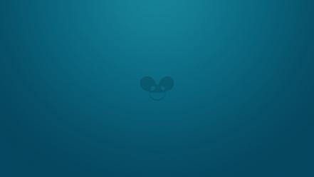 Blue minimalistic deadmau5 simple wallpaper