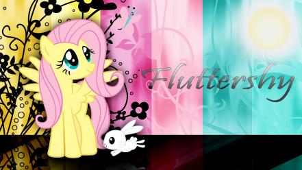 Fluttershy ponies my little pony: friendship is magic wallpaper
