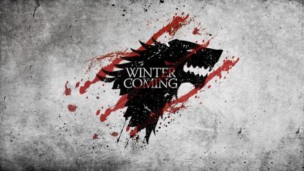 Game of thrones winter is coming symbols wallpaper