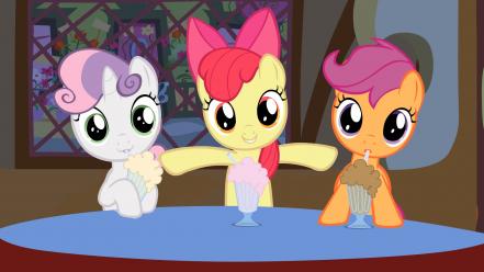 Little pony: friendship is magic milkshakes rhubarb wallpaper