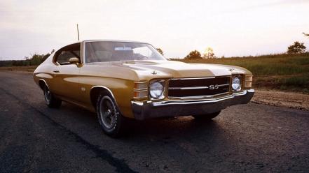 Muscle cars chevelle vehicles wallpaper