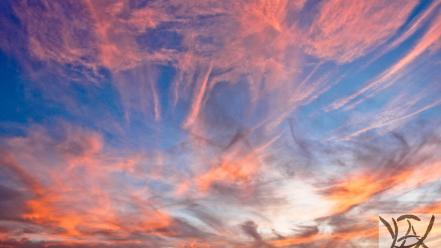 Sunset clouds judgement skies wallpaper