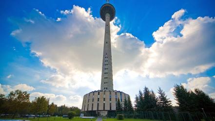 Tv tower lithuania vilnius wallpaper