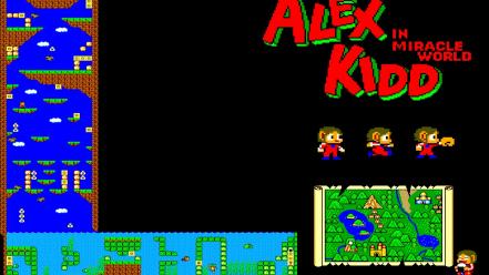 Video games sega entertainment retro alex kidd wallpaper