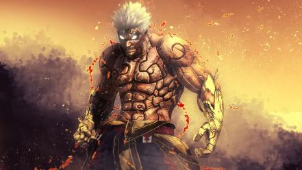 War god sparks artwork angry asuras wrath wallpaper