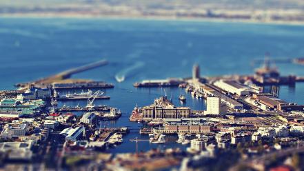 Cityscapes buildings tilt-shift cities wallpaper