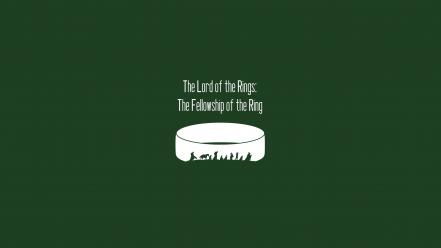 Minimalistic the lord of rings simple fellowship ring wallpaper