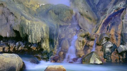 Nature russia valley geysers biosphere wallpaper