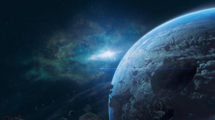 Outer space science fiction halo 4 wallpaper