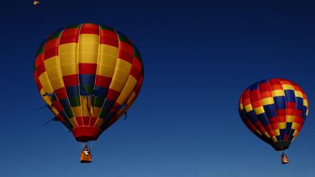 Skies aerostatic balloon ballooning wallpaper