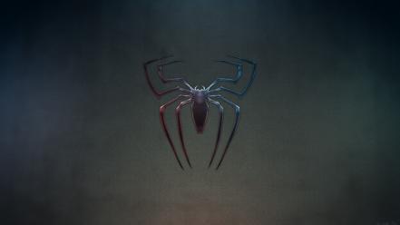 Spider-man logo noise grunge background wallpaper