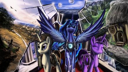 Twilight sparkle princess pony: friendship is magic wallpaper