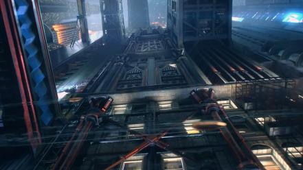 Video games skyscrapers ammunition cities cyberpunk 2077 wallpaper