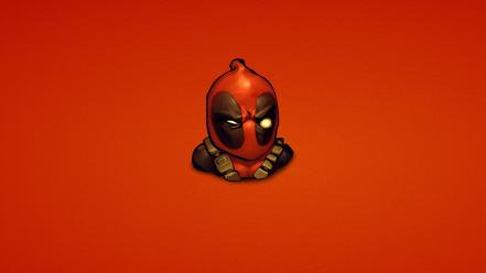 Wade wilson marvel red background (comic character) wallpaper