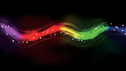 Abstract spectrum vector blurry graphics neon wallpaper