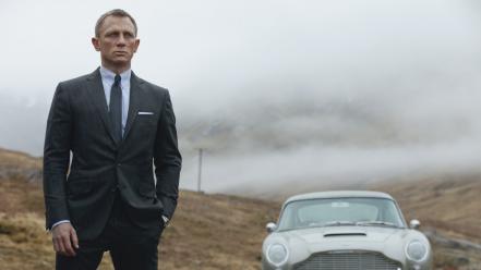 Bond actors daniel craig skyfall movie stills wallpaper