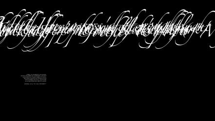 Calligraphy black background johann wolfgang von goethe wallpaper