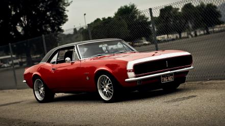 Cars muscle red chevrolet camaro rs american wallpaper