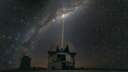 Chile outer space stars observatory wallpaper