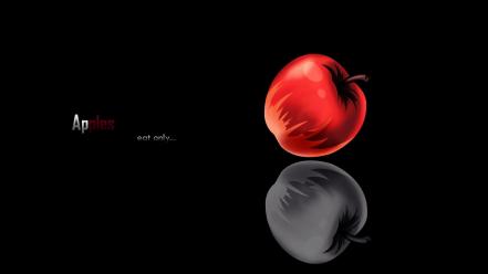 Death note minimalistic apples wallpaper