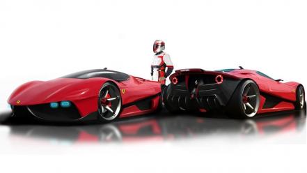 Ferrari italy ego concept wallpaper