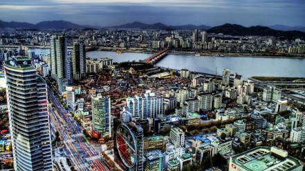 Panorama seoul south korea wallpaper