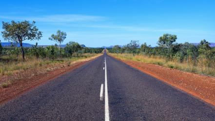 Roads panorama wallpaper