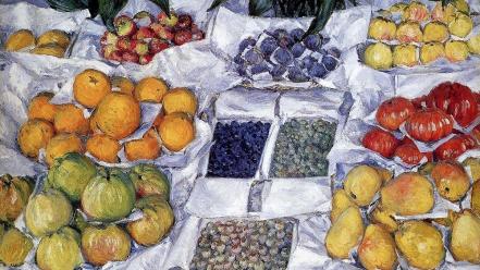 Traditional art still life gustave caillebotte impressionism wallpaper