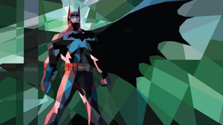 Batman dc comics superheroes shapes artwork wallpaper