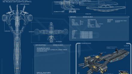 Blueprints spaceships incubus x3: terran conflict wallpaper