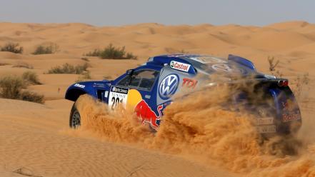 Cars rally volkswagen touareg wallpaper