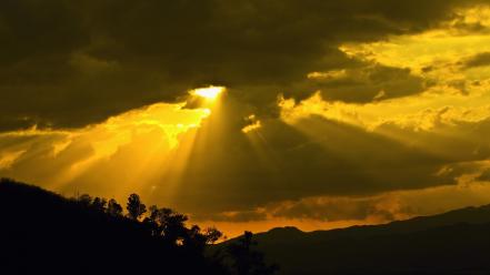 Clouds nature trees valley cuba trinidad wallpaper