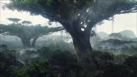 Landscapes trees movies jungle avatar forest plants film wallpaper