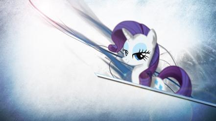 Rarity cutie mark pony: friendship is equestria wallpaper