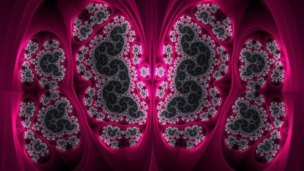 Abstract pink fractals digital art fractal wallpaper