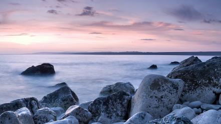 Beach england rocks united kingdom panorama seascapes wallpaper