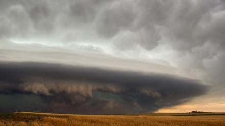 Clouds landscapes nature cumulonimbus nebraska wallpaper