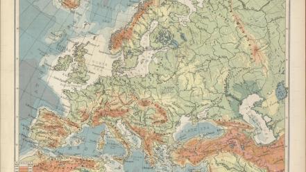 Europe maps wallpaper