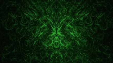 Green toxic blast wallpaper