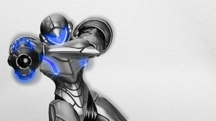 Metroid samus aran chozo wallpaper