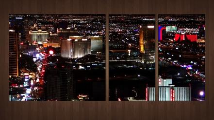 Night las vegas usa cities skyline wallpaper