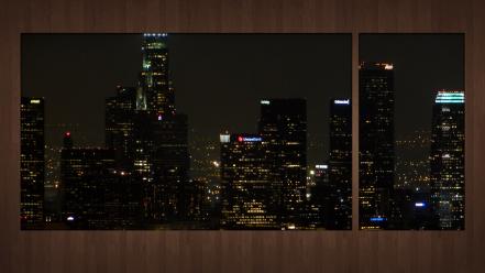 Night usa los angeles cities skyline wallpaper